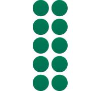 Cawila Cawila PRO Rundmagnet 10er Set 20mm Dischi di marcatura ks Verde