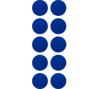 Cawila Cawila PRO Rundmagnet 10er Set 20mm Dischi di marcatura Taglia unica Azzurro
