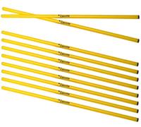 Cawila Cawila Stangen L 10er Set d25mm 160cm Ostacolo da allenamento OS Giallo