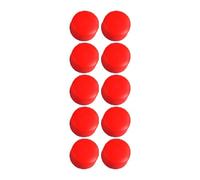 Cawila PRO - Set di 10 magneti rotondi, diametro 10 mm, rosso, taglia unica