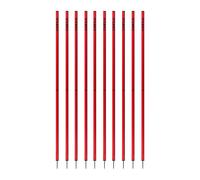 Cawila Set da 10 pezzi, lunghezza 170 cm, rosso, 170 cm, senza sesso