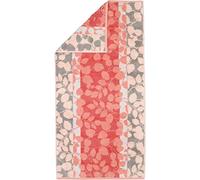 Cawö Home Asciugamani Noblesse Harmony Floral 1086 Corallo - 27 asciugamani 50x100 cm