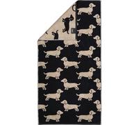 Cawö Asciugamani WE Love Dogs 6246 nero-beige - 93