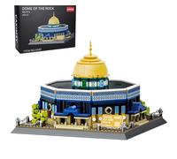 CAXIMSY Moschea islamica cupola della roccia modello architettonico set di blocchi