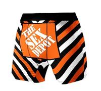 Caxndycing Boxer da uomo con stampa, in cotone elasticizzato, traspiranti, comodi, aderenti, morbidi, Altro., L