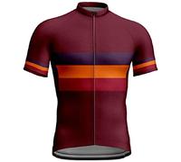 Caxndycing Maglia da ciclismo da uomo, per ciclismo, mountain bike, MTB, traspirante e assorbe il sudore, ad asciugatura rapida