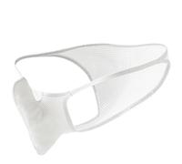 Caxndycing Mutande da uomo in seta di ghiaccio con elefanti, sexy, slip da uomo con custodia a bulge, traspiranti, a basso rischio, per sport, bulge pouch, perizoma sottile e senza cuciture, bianco