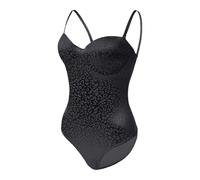 Caxndycing Shapewear - Body modellante da donna e donna, modellante per la pancia, snellente, body modellante, Nero , XL