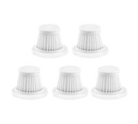 CAXUMO Cartucce for aspirapolvere riutilizzabili for filtri HEPA for auto da 5 pezzi, installazione e rimozione facili, accessori for aspirapolvere portatili Filtro per vuoto HEPA