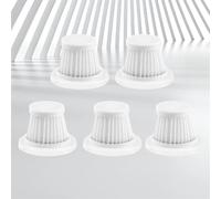 CAXUMO Cartucce for aspirapolvere riutilizzabili for filtri HEPA for auto da 5 pezzi, installazione e rimozione facili, accessori for aspirapolvere portatili Filtro per vuoto HEPA