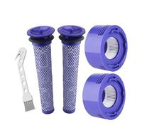 CAXUMO For Dyson, for aspirapolvere senza filo V7 V8, prefiltro di ricambio e prefiltro postfiltro + kit postfiltro HEPA accessori Filtro per vuoto HEPA(Set 4)