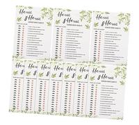 CAXUSD 10 Pezzi Carte Addio Nubilato per Bridal Shower Test Tacito Feste e Party Matrimonio