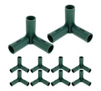 CAXUSD 10 Pezzi Connettore per Telaio di Mobili Clip per Piante Resistenti Connettore per Clip per Struttura di Tende Fibbia per Piante Connettori per Morsetti