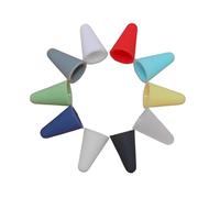 CAXUSD 10 pezzi Custodia Protettiva in Silicone per Punta Penna Stylus Compatibile con Apple Pencil Antiscivolo e Silenziosa Colori Casuali Colore Casuale Colore Casuale