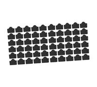 CAXUSD 100 Pz Presa Antipolvere Rj45 Cavo Ethernet Cavo Lan Coperchi Delle Porte Connettore Ethernet Tappo Antipolvere Tappo Di Copertura Antipolvere Battiscopa Rete Gel Di Silice Black