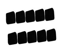 CAXUSD 10pezzi Cuscini per Orologi in Flanella per Braccialetti Catene Organizer per Gioielli Espositore per Bracciali Nero