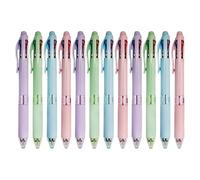 CAXUSD 12 Penne A Sfera Per Diario Penne Multicolore Colorate Multiple In Una Multicolori 4 In 1 Assortiti