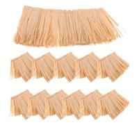 CAXUSD 12 Pezzi di Erba Artificiale per Tetti di Case delle Bambole Tetto di Paglia Sintetico Fai da Te Tetto di Paglia