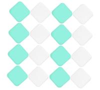CAXUSD 16 Pezzi Door Knob Bumper Pads in Silicone Soft Reusable Adhesive Wall Protectors For Impact Resistance And Noise Reduction in Homes And Offices