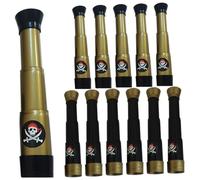 CAXUSD 16pezzi Telescopio Monoculare Pirata Telescopico Leggero e Resistente per Cosplay e Giocattoli di Scena Portatile e Facile da Usare