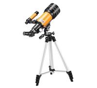 CAXUSD 1pezzi Telescopio Astronomico Refrattore Con Treppiede Portatile Regolabile Per Osservazione e Planetaria Accessori Per e