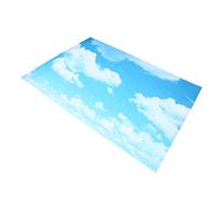 CAXUSD 1pezzi Tovaglia Decorativa Chic Con Sfondo Blu e Resistente Per Feste e Decorazioni Domestiche Facile Da Pulire e Multiuso