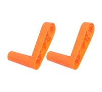 CAXUSD 2 Pezzi 2 Pezzi Maniglia Avvolgitubo da Giardino Arancione Manovella Ammortizzata Ricambio Avvolgitubo Montato a Parete per Irrigazione Resistente alle Intemperie