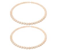 CAXUSD 2 Pezzi Decorativi Legno con Perline Inossidabile per Creazione Sogni per Decorazioni Boho Matrimonio e