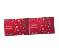 CAXUSD 2 Pezzi Di Decorazioni Natalizie Da Parete Per La Casa Decorazioni Da Decorazioni Per La Casa Decorazioni Natalizie Decorazioni Rosse Sfondo Di Buon Natale Sfondo