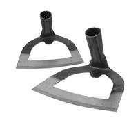 CAXUSD 2 Pezzi Strumenti per Giardinaggio Cava in Inossidabile per Diserbo e Preparazione Affilata per Taglio Design Ergonomico per Coltivatori e Agricoltura