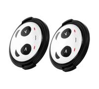 CAXUSD 2 Pezzi Tappo Protettivo Per Obiettivo Fotocamera Panda Cartone Animato Pizzico Centrale Durevole Anti 58 Mm