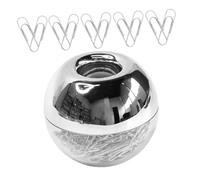 CAXUSD 2 Set Graffette in Metallo con Custodia Argento Clip Robuste e Decorative per Ufficio Scuola e Progetti Creativi Segnalibri Multifunzione per Documenti e Piccoli Materiali