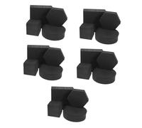 CAXUSD 20 Pz corsia fotografica cubo visualizzazione del cubo impostore solido accessori fotografia accessori fotografici cubo di geometria in schiuma oggetti di scena per gioielli Black