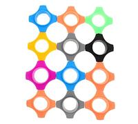 CAXUSD 20pezzi Anello Per Microfono in Silicone Protezione Anti-caduta Per Dispositivo Ktv Resistente Agli Urti Colpi