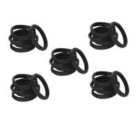 CAXUSD 25 Pz anello anti-caduta per microfono accessori per microfoni porta microfono anelli di protezione plasil inter accessori anello antirullo anello per microfono in plastica Black