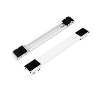 CAXUSD 2pezzi Base Mobile Per Lavatrice e Asciugatrice Supporto Regolabile Ed Estensibile Per Elettrodomestici Design Retrattile e Rialzato Per Pulizia Facile e Protezione Dallo Scarico a