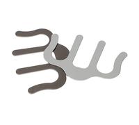 CAXUSD 2pezzi Clip Musicali Per Spartiti Porta Pagina Per Libri Musicali Clip Per Spartiti Metallo Accessori Per Pianoforte Colori Misti Nero Bianco