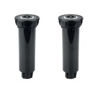 CAXUSD 2pezzi Irrigatore Automatico Pop-up Per Giardino Sprinkler a Scomparsa Per Prati E Aiuole Con Ugello Regolabile 25°-360° Materiale Abs Resistente Irrigazione Efficiente