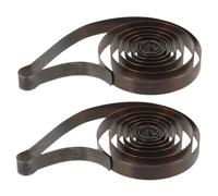 CAXUSD 2pezzi Molla in Metallo Per Sveglie Meccaniche Kit Ricambio Molla Orologio Per Riparazione e Manutenzione Di Orologi Vintage Precisione Affidabile