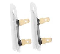 CAXUSD 2pezzi Termico Per Asciugatrice Facile Da Installare Sicuro e Durevole Compatibile Con Modelli Di Elettrodomestici Standard Design Slim
