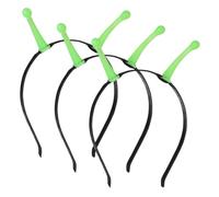 CAXUSD 3 Pezzi Fascia Antenne Luminose Notturne per Halloween Cerchietti Martian Glow Antenna per Cosplay e Feste Tema Design Antenna Creativo Effetto per Notturni