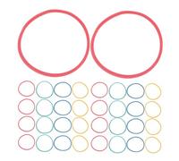 CAXUSD 300 pezzi Elastici Colorati per e Casa Elastici Gomma Resistenti per Organizzazione Documenti Progetti Creativi e Attività Confezione Multicolore