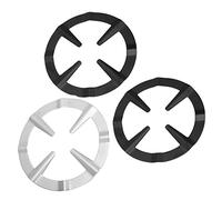 CAXUSD 3pezzi Wok in Ferro Supporto Per Cucina a Gas Domestica Anello Riutilizzabile Per Wok Fornitura Compatta Resistente All Usura Per Uso Quotidiano in Cucina