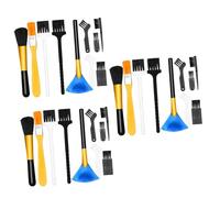 CAXUSD 3sets Pennelli Per Pulizia Tastiera Spazzole Antistatiche Per Rimuovere Polvere e Sporco Da Computer e Dispositivi Elettronici Manico Portatile e Facile Da Usare