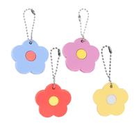 CAXUSD 4 pezzi Copritasti Chiavi Casa Colorati in Cappucci Protettivi Antigraffio con Design Fiore e di Gatto Adatti Donne e Ragazze Decorativi e Compatti Idea Regalo Originale