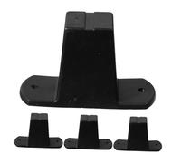 CAXUSD 4 Pezzi Parti di ricambio del perno di bagagli cuscinetti protettivi rotondi Borse di supporto per la sostituzione Piedi di ricostruzione del supporto per sacchetto Black