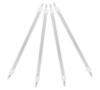 CAXUSD 4 Pezzi Tubo di Riscaldamento Elettrico al Quarzo 23 CM 4 Pezzi Spina per Riscaldatore a Infrarossi, Elemento Riscaldante Ceramico per Sostituzione Rapido, Riscaldamento Efficiente