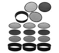 CAXUSD 4 Set Setacci da Giardino Manuali con Misure di Maglia Setaccio per Terriccio Sabbia e Ghiaia Crivello Leggero in Plastica per Invasatura Bonsai e Ordinamento Rocce