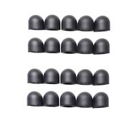 CAXUSD 40 Pz coperchio della punta della penna schermo tattile punta di matita Ricambio punta touch Punte per pennino touch puntale in silicone astuccio per la punta della penna Black