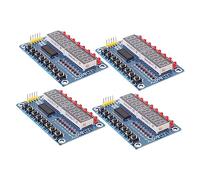 CAXUSD 4pezzi Modulo Display Led Con Tasti Interfaccia Scansione Tastiera Per Microcontrollore Facile Installazione e Alta Affidabilità
